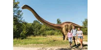 Viaggio con bambini - Kordel - Diplodocus - Dinosaurierpark Teufelsschlucht