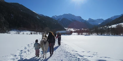Ausflug mit Kindern - Prämajur - Mals - Auch im Winter absolut empfehlenswert. - Lamatrekking
