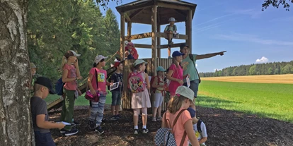 Trip with children - Geisingen - Römerturm an der Baarblickhütte - Brigo-Pfad, Römischer Lehr- und Erlebnispfad für die ganze Familie