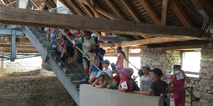 Ausflug mit Kindern - Dürbheim - In der Römischen Badruine gibt es viel zu entdecken. - Brigo-Pfad, Römischer Lehr- und Erlebnispfad für die ganze Familie