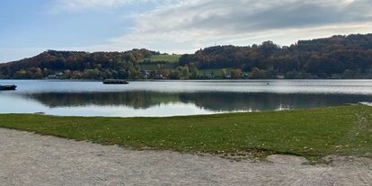 Ausflug mit Kindern - Themenschwerpunkt: Bewegung - Kleinberg (Nußdorf am Haunsberg) - Blick auf den See - Mattsee Rundweg