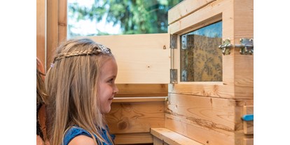 Ausflug mit Kindern - Umgebungsschwerpunkt: Wald - PLZ 5324 (Österreich) - Honigbienen live erleben im Bienenhaus - Bienenerlebnisweg