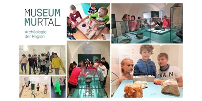 Ausflug mit Kindern - Parkmöglichkeiten - Murtal - Kinder im Museum Murtal - Museum Murtal - Archäologie der Region