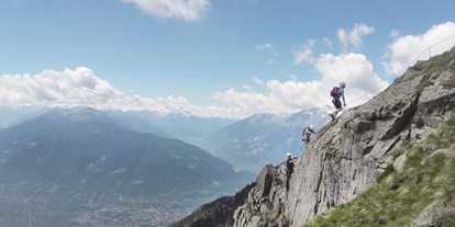 Ausflug mit Kindern - outdoor - Feldthurns - Klettersteig "Heini Holzer" Ifinger in Schenna