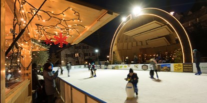 Ausflug mit Kindern - Eislaufplatz in Schenna