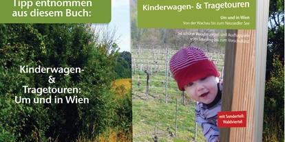 Trip with children - Witterung: Bewölkt - Unterstinkenbrunn - Tour 38, Kinderwagen-Wanderungen Um und in Wien - Wanderung zur Buschberghütte und Gipfelkreuz