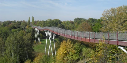 Ausflug mit Kindern - Ronneburg (Landkreis Greiz) - Drachenschwanzbrücke - Neue Landschaft Ronneburg