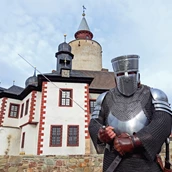 Destination - Auf Burg Posterstein in Thüringen gibt es zusätzlich zur Ausstellung für Erwachsene eine Familienausstellung. Darin geht es vor allem um die Geschichte der Burg und der Region. - Museum Burg Posterstein