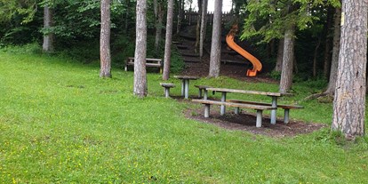 Ausflug mit Kindern - Witterung: Wind - Bürs - Rutschbahn - Abenteuerspielplatz Gemsle