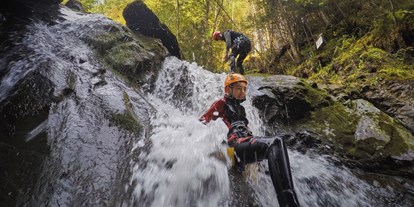 Ausflug mit Kindern - Witterung: Bewölkt - Pinzgau - Canyoning Saalbach Hinterglemm