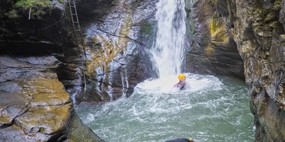 Ausflug mit Kindern - Themenschwerpunkt: Abenteuer - Kaprun - Canyoning Saalbach Hinterglemm