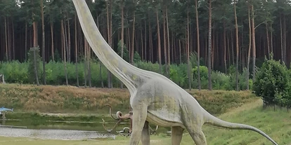 Trip with children - Witterung: Wechselhaft - Germany - Dinos in echter Größe - Der Dinosaurierpark - Ferienpark Germendorf
