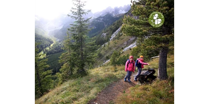 Trip with children - Ausflugsziel ist: eine Bahn - Austria - Pritscheln am Gloatsteig - Gloatsteig und Scheibenweg oder Baumhausweg