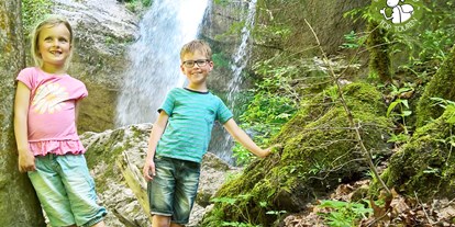 Ausflug mit Kindern - Weg: Erlebnisweg - Thüringerberg - Alberschwender Wasserfälle
