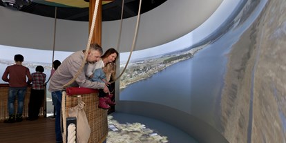 Ausflug mit Kindern - Rechlin - Eine faszinierende Ballonfahrt über die Landschaften der Mecklenburgischen Seenplatte dank Multimedia.  - MÜRITZEUM 