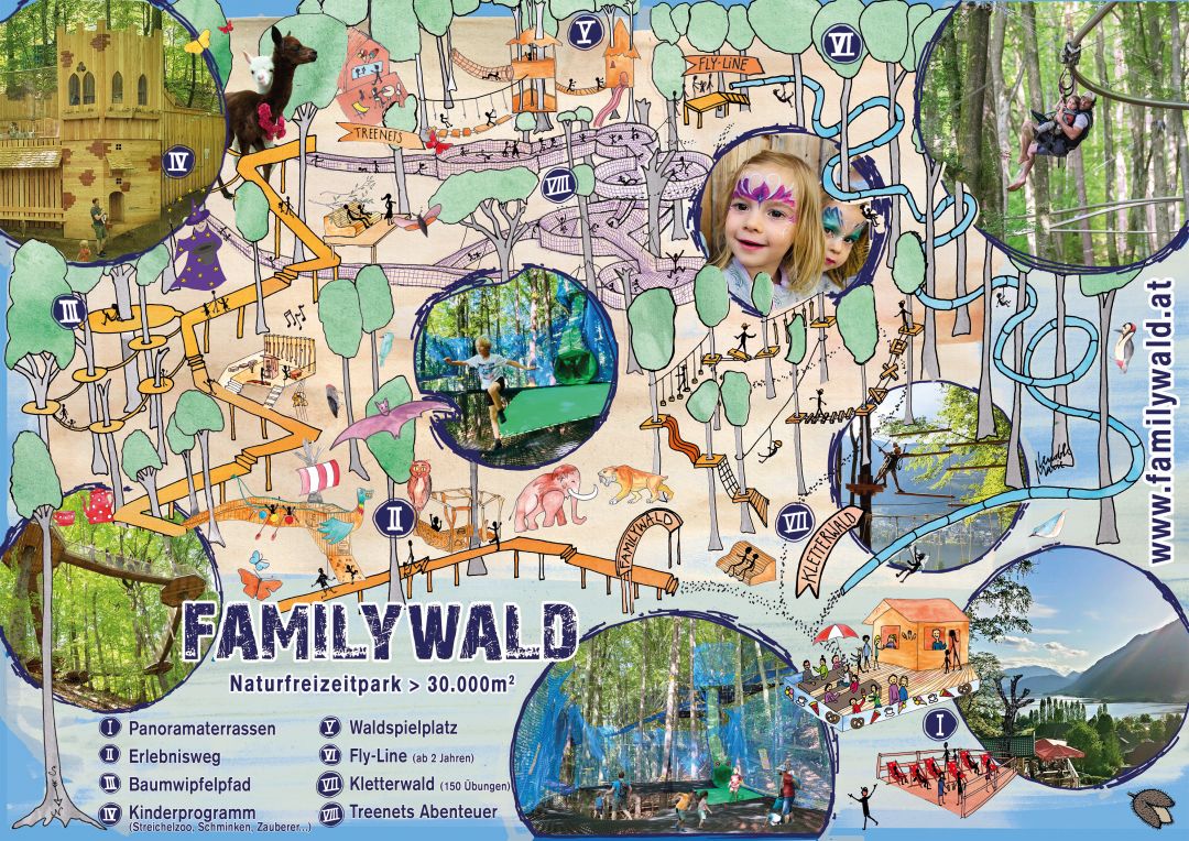 Reis met kinderen - Alter der Kinder: Jugendliche - Familywald Ossiacher See
