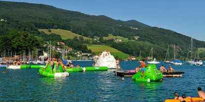 Trip with children - Witterung: Schönwetter - Sankt Leonhard (Grödig) - Aquapark - Alpenseebad Mondsee