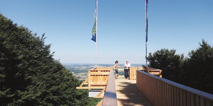 Ausflug mit Kindern - Region Hausruck - Aussichtspunkt bei der Bergstation - Erlebnisberg Luisenhöhe