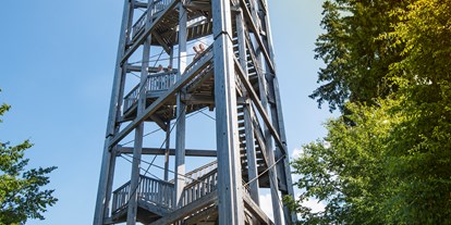 Ausflug mit Kindern - Ausflugsziel ist: ein Aussichtspunkt - Straß (Timelkam) - Aussichtsturm mit Blick ins Innviertel,, Mostviertel, Zentralraum - Erlebnisberg Luisenhöhe