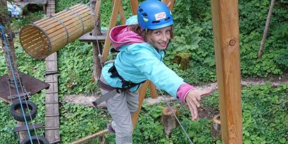 Ausflug mit Kindern - Themenschwerpunkt: Abenteuer - Gesäuse - Abenteuer im Hochseilgarten in Palfau im Salzatal