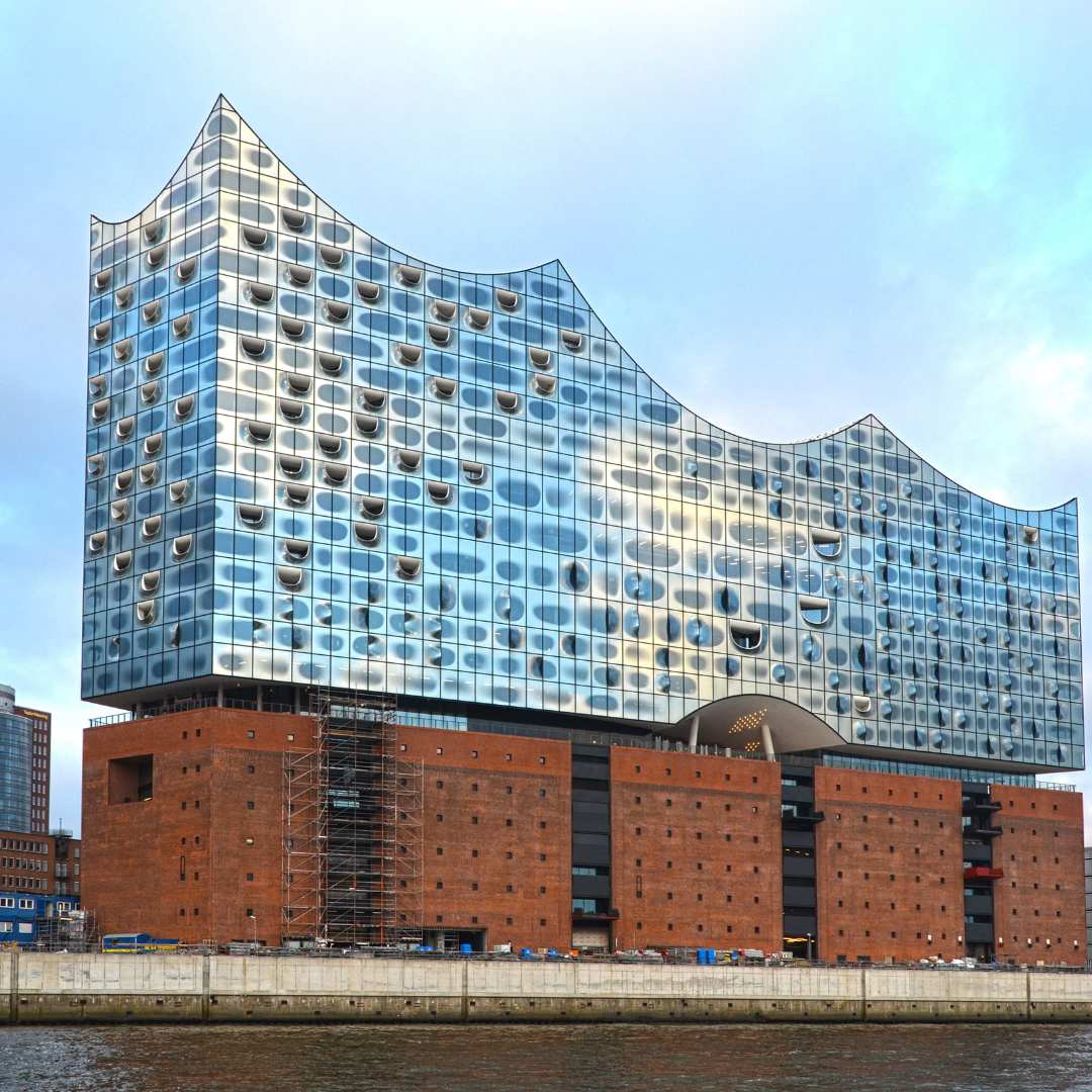 Destination d'excursion - Symbolbild für Ausflugsziel Elbphilharmonie (Hamburg). - Elbphilharmonie
