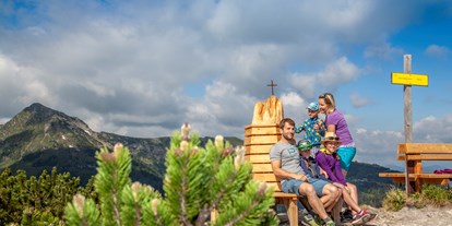 Ausflug mit Kindern - Ausflugsziel ist: eine Sommerrodelbahn - Österreich - Das Gipfelbankerl entlang des Bankerlwegs - Gipfelbahn Hochwurzen