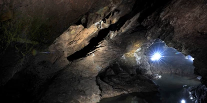 Ausflug mit Kindern - Blick über den Großen See - Drachenhöhle Syrau
