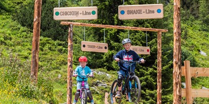 Ausflug mit Kindern - Themenschwerpunkt: Entdecken - Steiermark - Start der Lines mit 4 unterschiedlichen Schwierigkeitsstufen - Reiteralm Junior Trails
