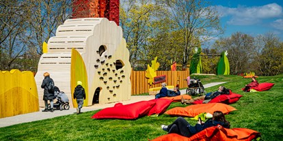Ausflug mit Kindern - Mühlberg (Landkreis Gotha) - Thüringens größter Spielplatz im egapark - Bundesgartenschau Erfurt 2021