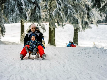 Ausflug mit Kindern - Witterung: Schönwetter - Ostheim vor der Rhön - Ski- und Rodelarena Wasserkuppe