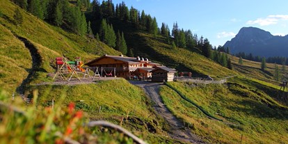 Ausflug mit Kindern - Ausflugsziel ist: ein Wandergebiet - Hopfberg - Loosbühelalm im Sommer - Loosbühelalm, 1.769 m