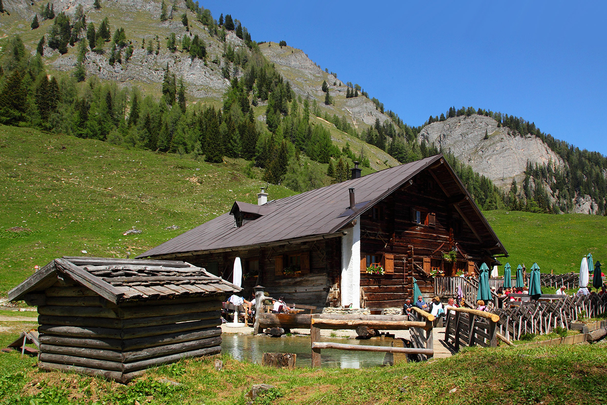 Voyage avec des enfants - NIggltalalm (Igltalalm), 1.507 m - Niggeltalalm, 1.507 m