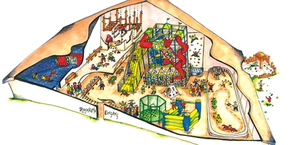 Trip with children - Ausflugsziel ist: ein Indoorspielplatz - Austria - Playarena - Playarena