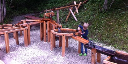 Ausflug mit Kindern - Themenschwerpunkt: Bewegung - Zugspitze - Wasserspiel - Naturerlebnisweg Mitteregg