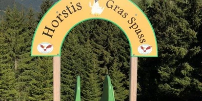 Ausflug mit Kindern - Alter der Kinder: 2 bis 4 Jahre - Roßhaupten - Horstis Gras-Spaß-Rutsche - Naturerlebnisweg Mitteregg