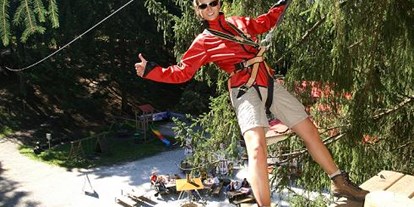 Ausflug mit Kindern - Wickeltisch - Tirol - Hochseilgarten - Adventurpark Fulpmes - Adventur Park Fulpmes