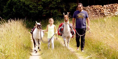Ausflug mit Kindern - Themenschwerpunkt: Tiere - Purwörth - LAMA-EXPEDITION DURCH DAS MÜHLVIERTEL 
