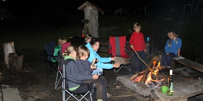 Trip with children - Bärnkopf - Lagerfeuer - Campingplatz Bärnkopf