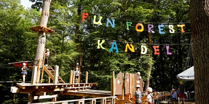 Trip with children - barrierefrei - Waldbronn - Fun Forest AbenteuerPark Kandel