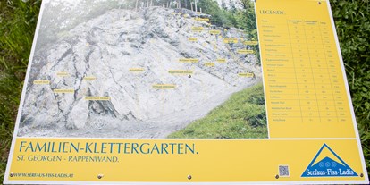 Ausflug mit Kindern - Umgebungsschwerpunkt: Wald - Ötztal-Bahnhof - Familien-Klettergarten Rappenwand
