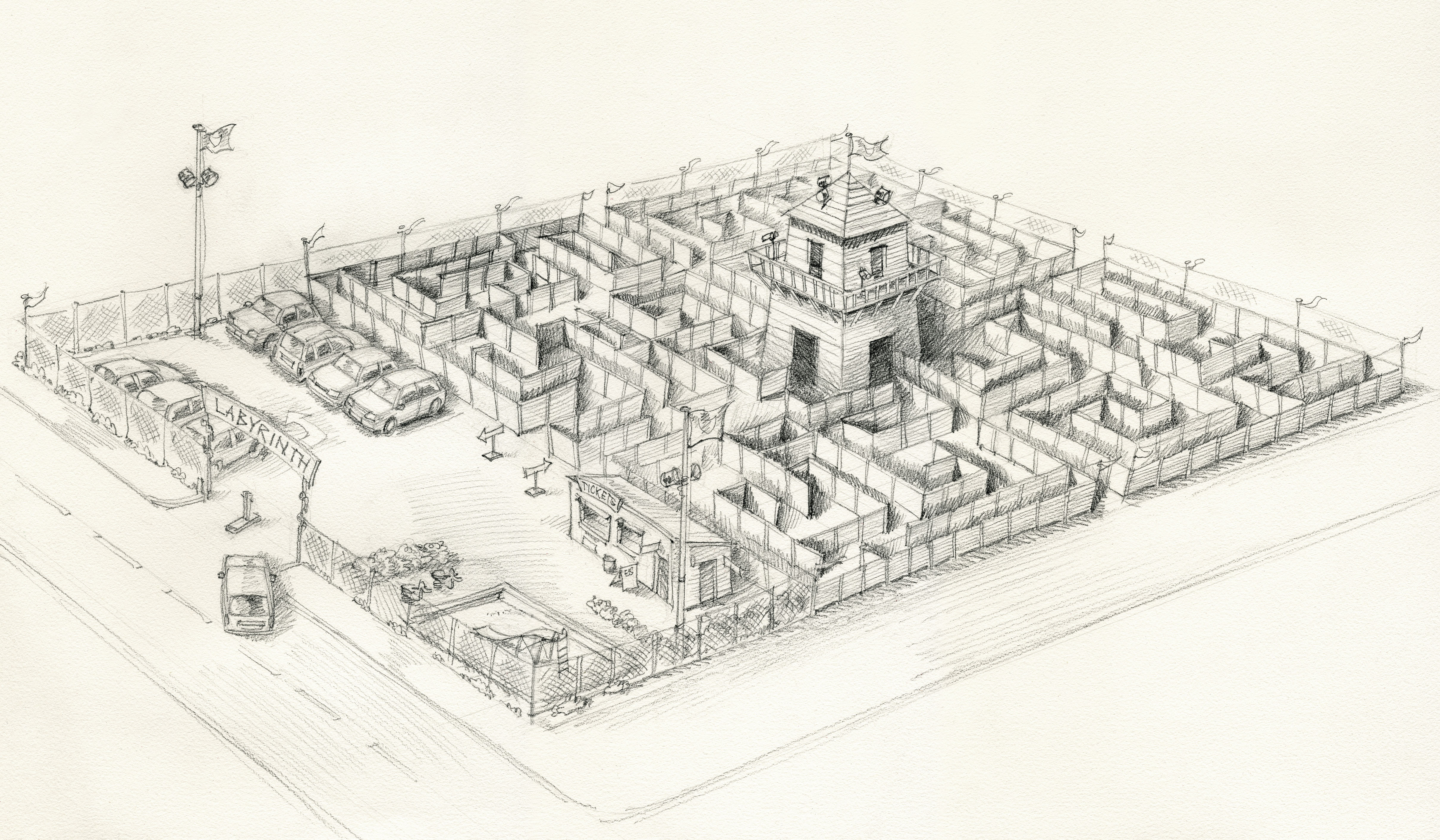 Ausflugsziel - Abenteuerlabyrinth