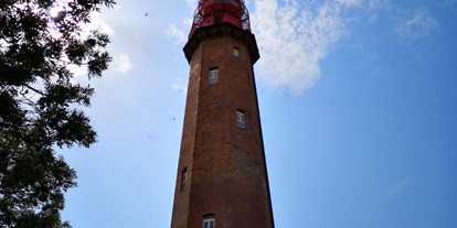 Ausflug mit Kindern - sehenswerter Ort: Turm - Deutschland - Leuchtturm Flügge auf Fehmarn