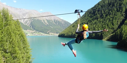 Ausflug mit Kindern - TOP Ausflugsziel 2024 - Trentino-Südtirol - Hochseilgarten Ötzi Rope-Park