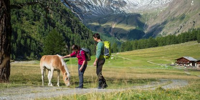 Ausflug mit Kindern - Alter der Kinder: 6 bis 10 Jahre - Latsch (Trentino-Südtirol) - Almerlebnisweg Pfossental