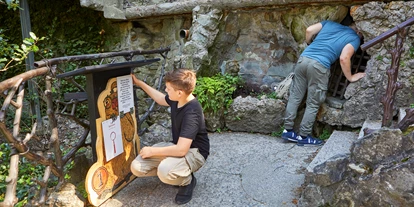 Ausflug mit Kindern - barrierefrei - Schweiz - Familien Suchspiel "Lily + Börni" - Gletschergarten Luzern