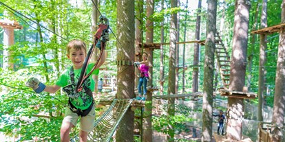 Ausflug mit Kindern - Alter der Kinder: 2 bis 4 Jahre - Sörenberg - Seilpark Interlaken - Seilpark Interlaken