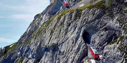 Ausflug mit Kindern - Ausflugsziel ist: ein Wandergebiet - Schweiz - Pilatus - die steilste Zahnradbahn der Welt