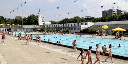 Ausflug mit Kindern - Ausflugsziel ist: eine Sportanlage - Schallbach (Landkreis Lörrach) - Gartenbad Eglisee