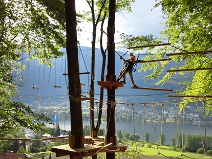 Ausflug mit Kindern - TOP Ausflugsziel 2024 - Österreich - Kletterwald Ossiacher See mit mehr als 150 Übungen! - Kletterwald Ossiacher See