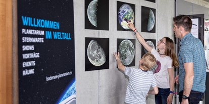 Ausflug mit Kindern - erreichbar mit: Fahrrad - Stein am Rhein - Entdecke das Weltall im Bodensee Planetarium und Sternwarte - Bodensee Planetarium und Sternwarte